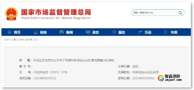 5個方面！總局最新部署開展特種設備安全隱患排查整治！